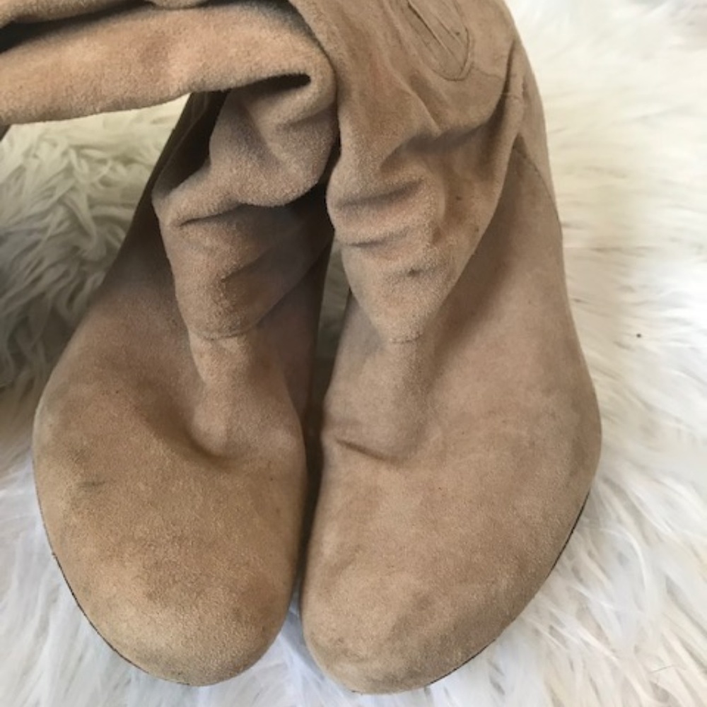 Elizabeth and James mane leather mocha boots 6.5 - Picture 5 of 8